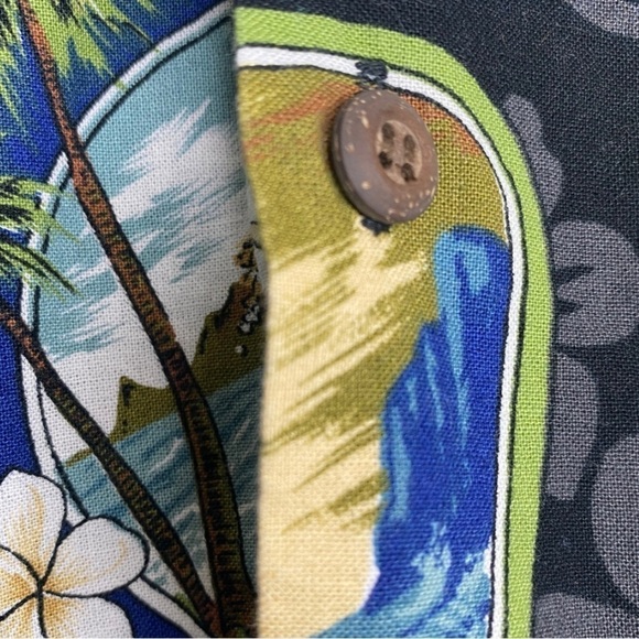 Vintage Kolekole Hawaiian Cotton Button-Up Shirt Sz 4XL - Picture 6 of 6